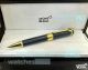 New 2023 Mont Blanc Conan Doyle Fountain Pen Replica Dark Blue and Gold Trim (3)_th.jpg